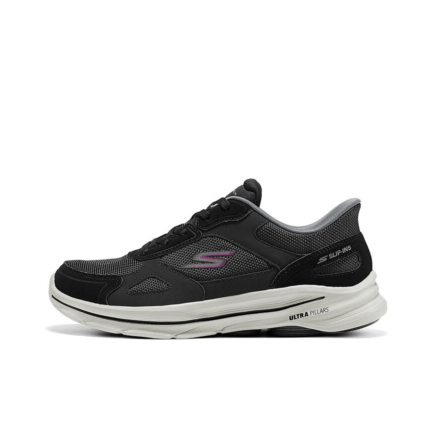 Men Shoes Black - Skechers Go Walk 8 Lightweight Low