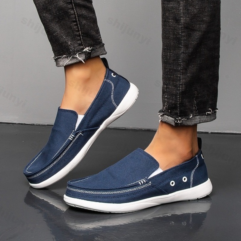 Men'S Shoes Slip On - Autumn Men Canvas Casual Shoes 2025
