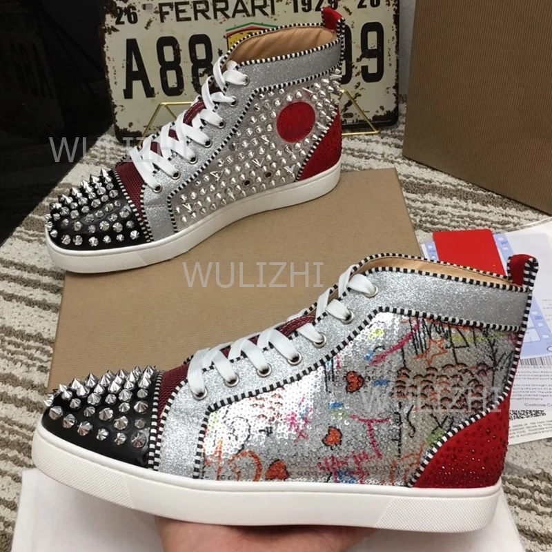 Colorful Sequins Graffiti Red  - Men Shoes Red Tape recension och pris