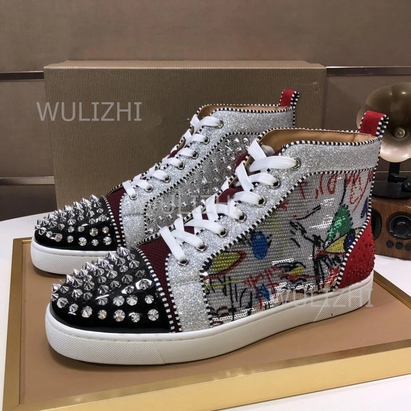 Colorful Sequins Graffiti Red  - Men Shoes Red Tape recension och pris