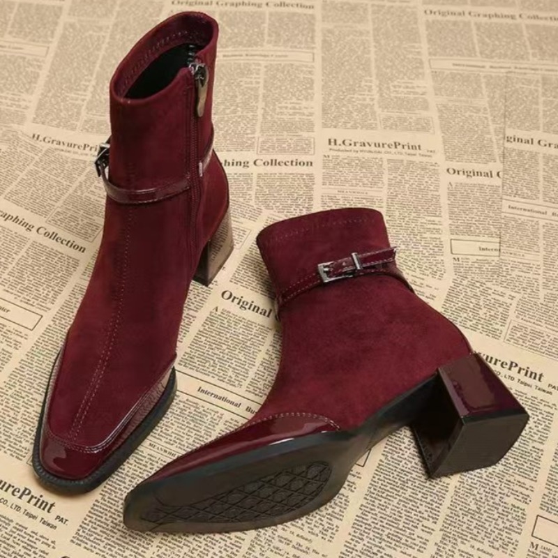 Autumn New Suede Short Boots 2 - Chelsea Boots Suede recension och pris
