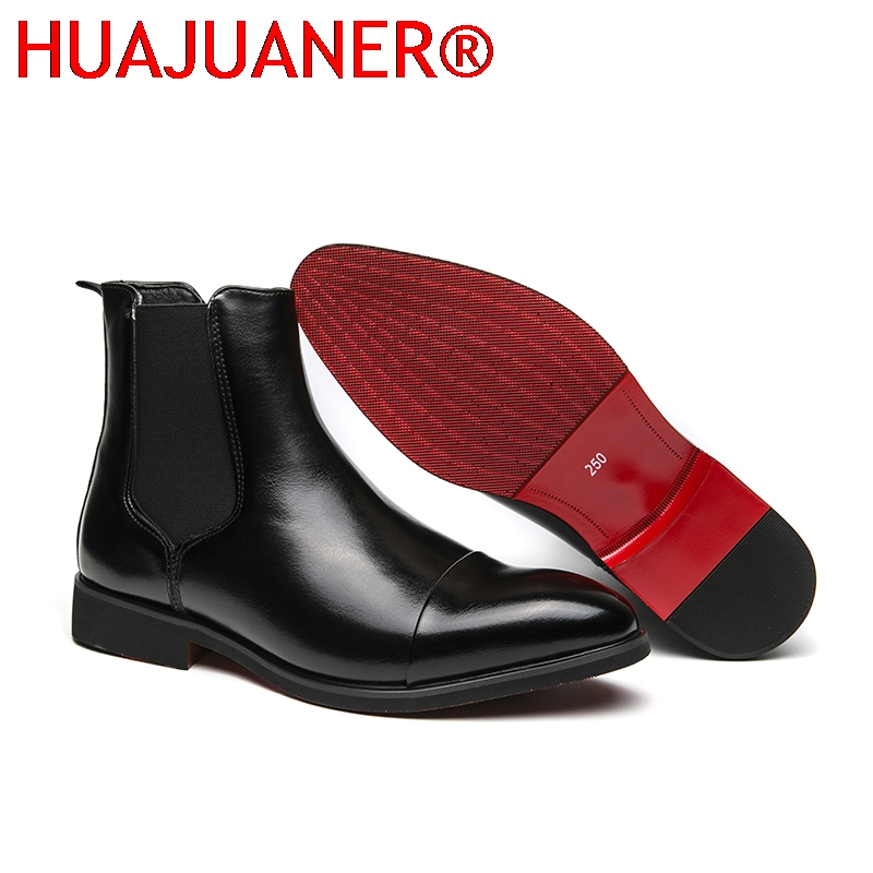 British Style Men's Black Chel - Men Shoes Red Bottom recension och pris