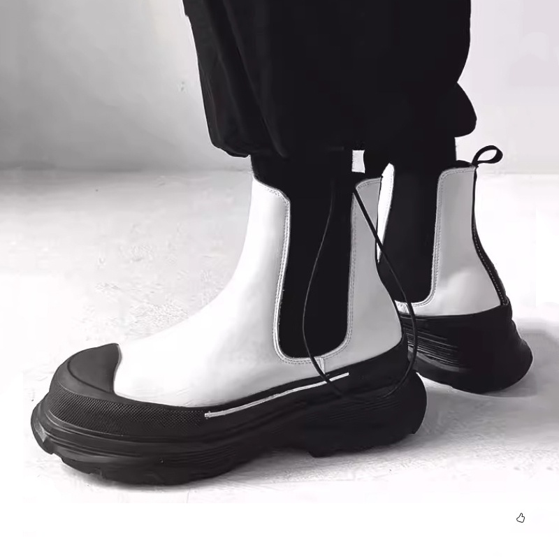 mens fashion punk rock chelsea - Chelsea Boots Suede recension och pris