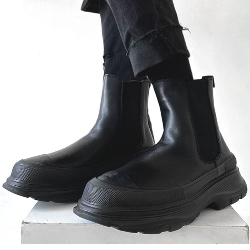 mens fashion punk rock chelsea - Chelsea Boots Suede recension och pris