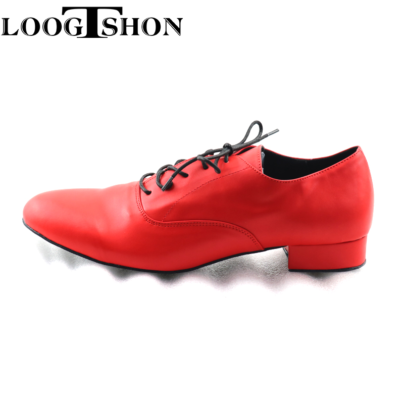 LOOGTSHON RED  Men's red leath - Men Shoes Red Bottom recension och pris
