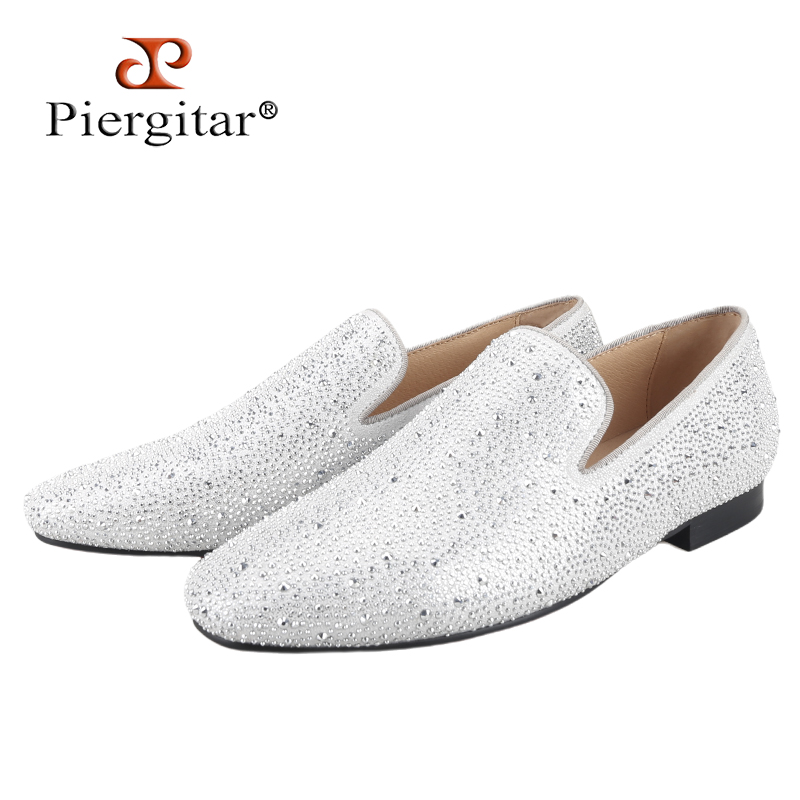 Piergitar Sliver Genuine Leath - Men Shoes Red Bottom recension och pris