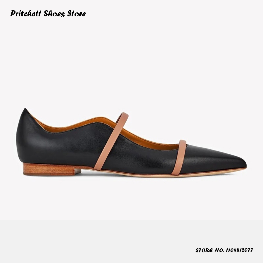Women's Dual-straps Leather Ba - Men'S Shoes Slip On recension och pris