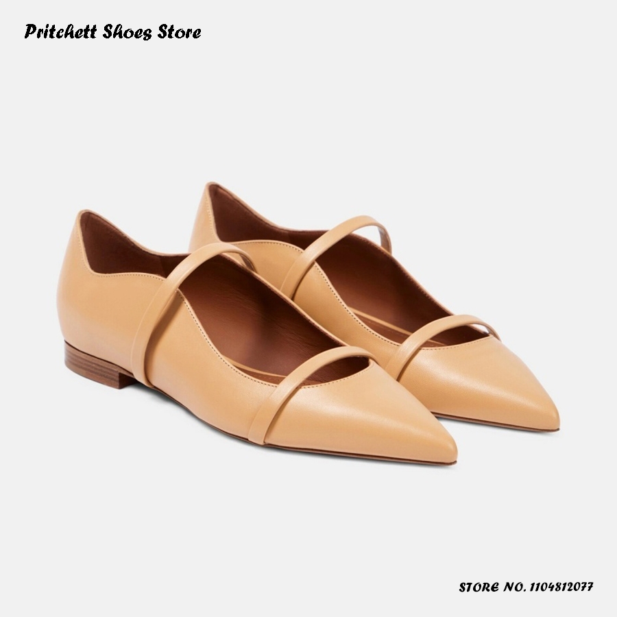 Women's Dual-straps Leather Ba - Men'S Shoes Slip On recension och pris