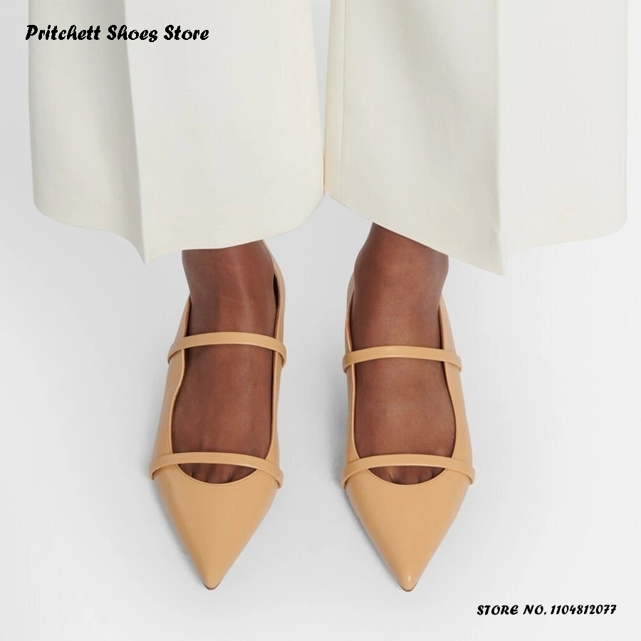 Women's Dual-straps Leather Ba - Men'S Shoes Slip On recension och pris