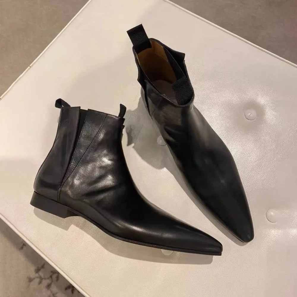Luxury Women's Short Boots Aut - Chelsea Boots Suede recension och pris