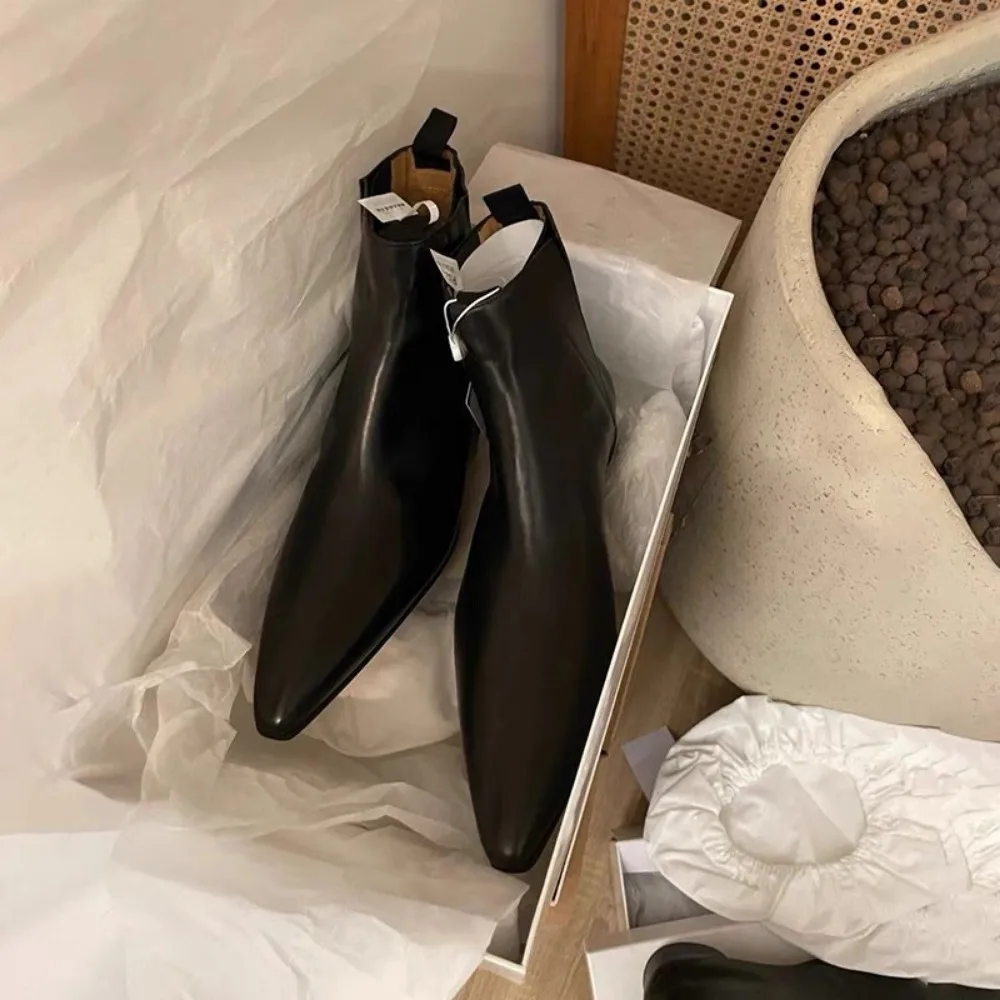 Luxury Women's Short Boots Aut - Chelsea Boots Suede recension och pris