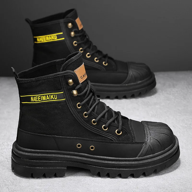 Mens Canvas Boots Fashion High - Men'S Shoes Cole Haan recension och pris