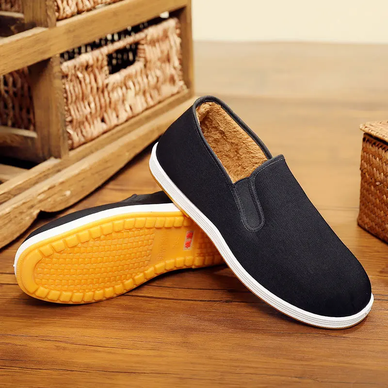 2026 Winter New Men's Cashmere - Men'S Shoes Slip On recension och pris