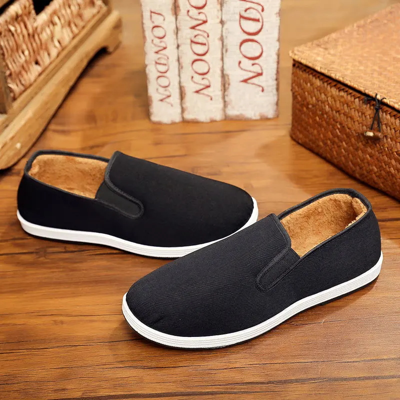 2026 Winter New Men's Cashmere - Men'S Shoes Slip On recension och pris