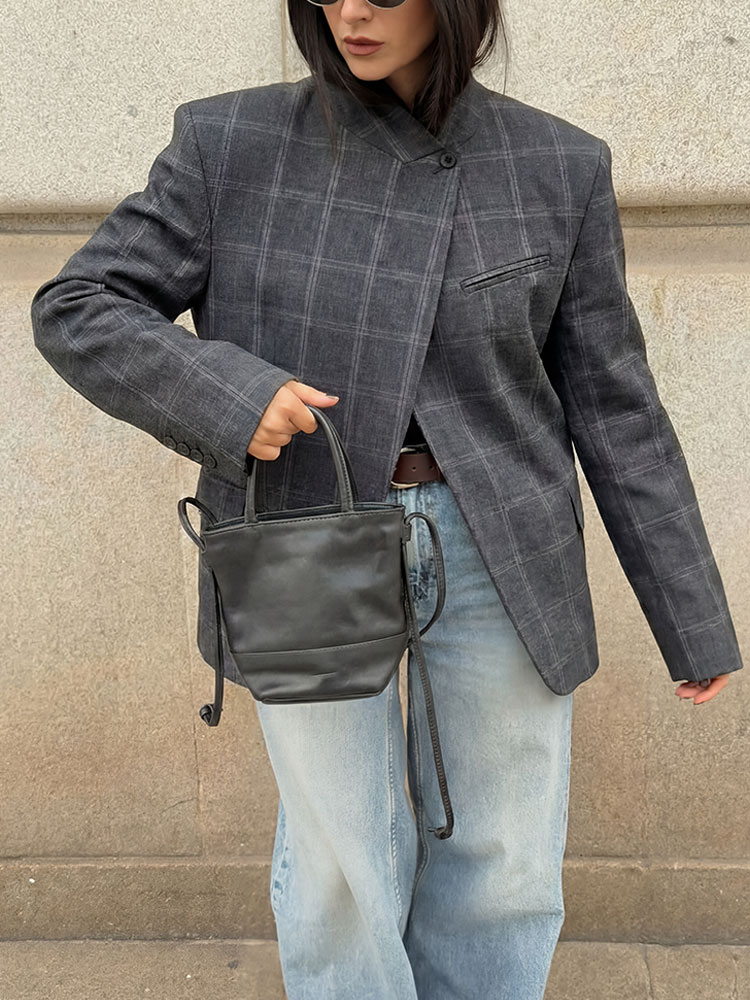 HH Women Fashion Plaid Blazer  - Men Shoes Jd recension och pris