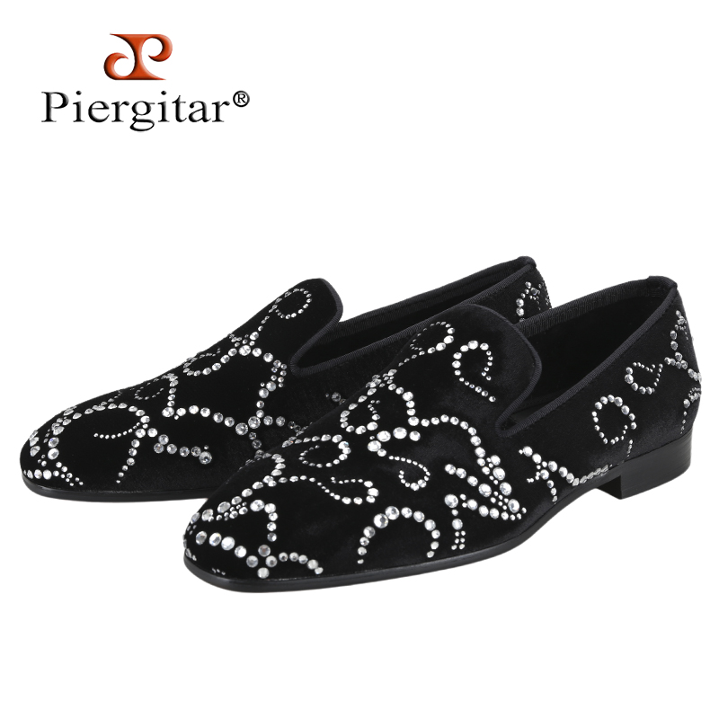 Piergitar Black Velvet And Oct - Men Shoes Red Bottom recension och pris