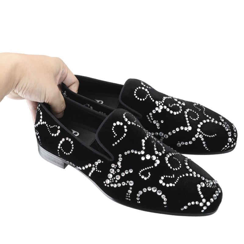 Piergitar Black Velvet And Oct - Men Shoes Red Bottom recension och pris