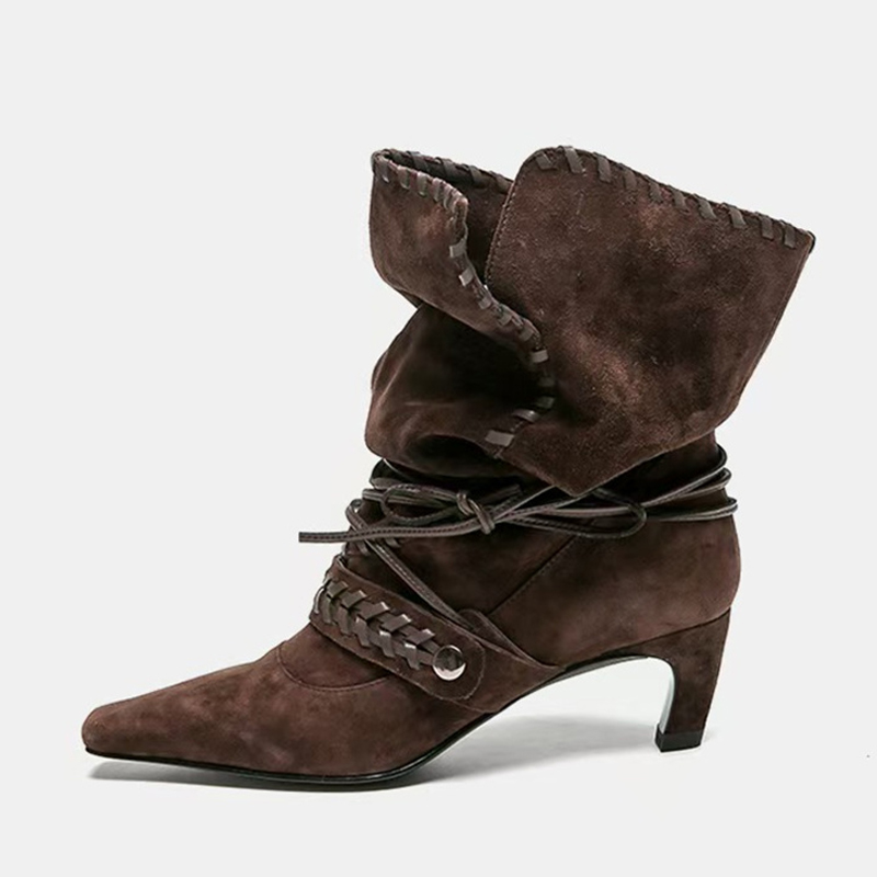Liyke Autumn Winter Brown Sued - Chelsea Boots Suede recension och pris