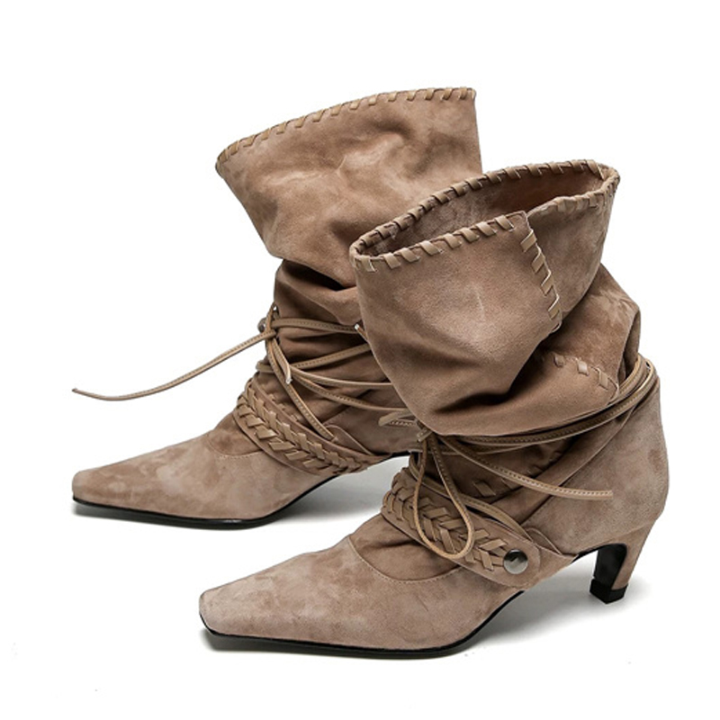Liyke Autumn Winter Brown Sued - Chelsea Boots Suede recension och pris
