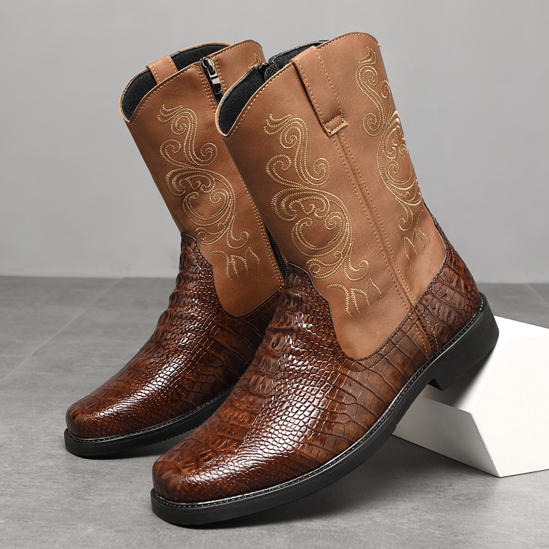 Men's Wide Width Tall Cowboy B - Men'S Shoes With Wide Toe Box recension och pris