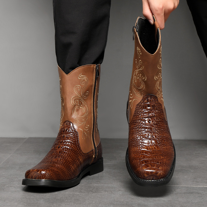 Men's Wide Width Tall Cowboy B - Men'S Shoes With Wide Toe Box recension och pris