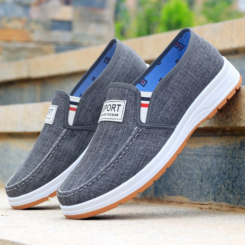 Summer canvas shoes for men, o - Men'S Shoes Slip On recension och pris