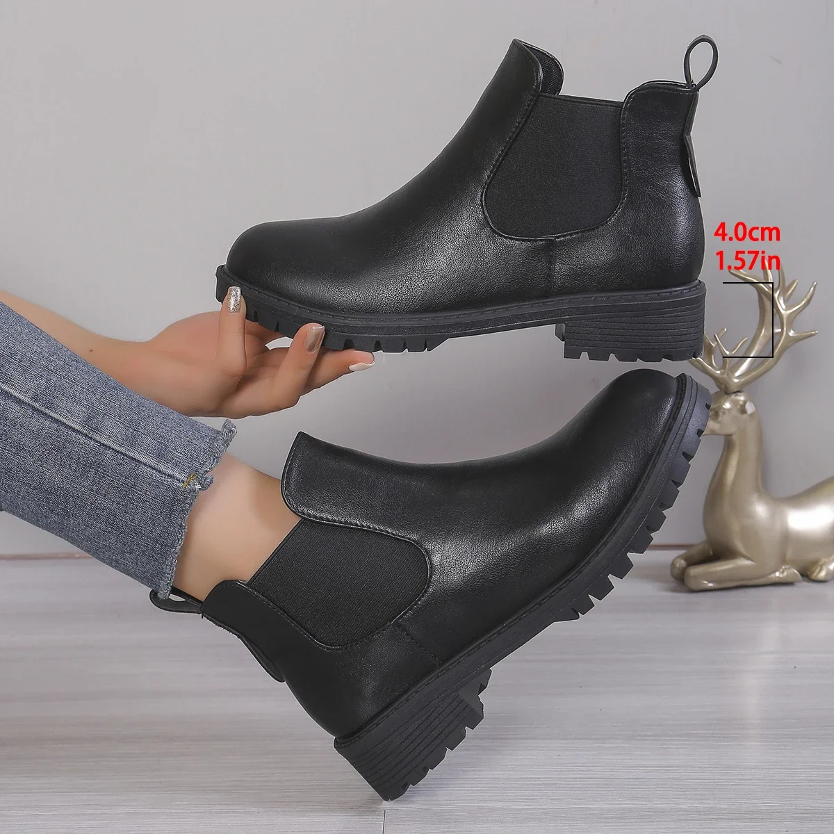 Women's Casual Chelsea Ankle B - Chelsea Boots Suede recension och pris