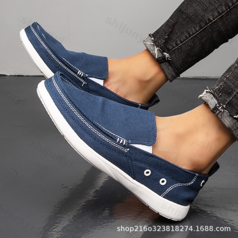 Autumn Men Canvas Casual Shoes - Men'S Shoes Slip On recension och pris