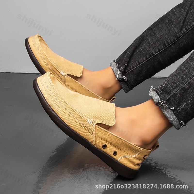 Autumn Men Canvas Casual Shoes - Men'S Shoes Slip On recension och pris