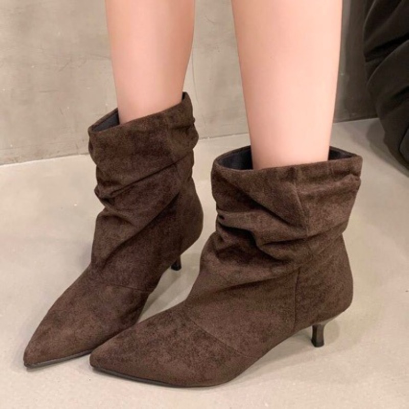 Brown Retro Elegant Designer A - Chelsea Boots Suede recension och pris