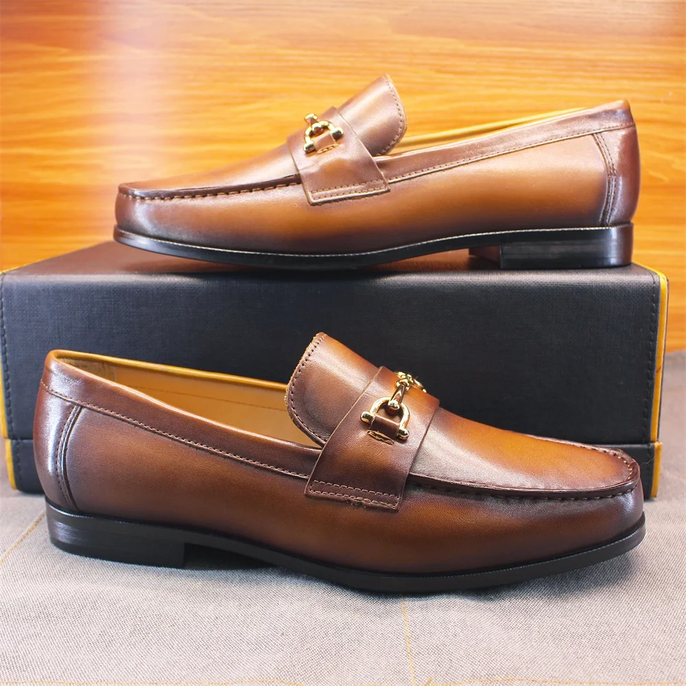 Men's Loafers Dress Shoes roun - Men'S Shoes Slip On recension och pris