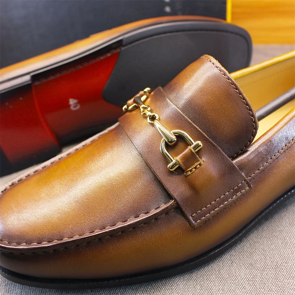 Men's Loafers Dress Shoes roun - Men'S Shoes Slip On recension och pris
